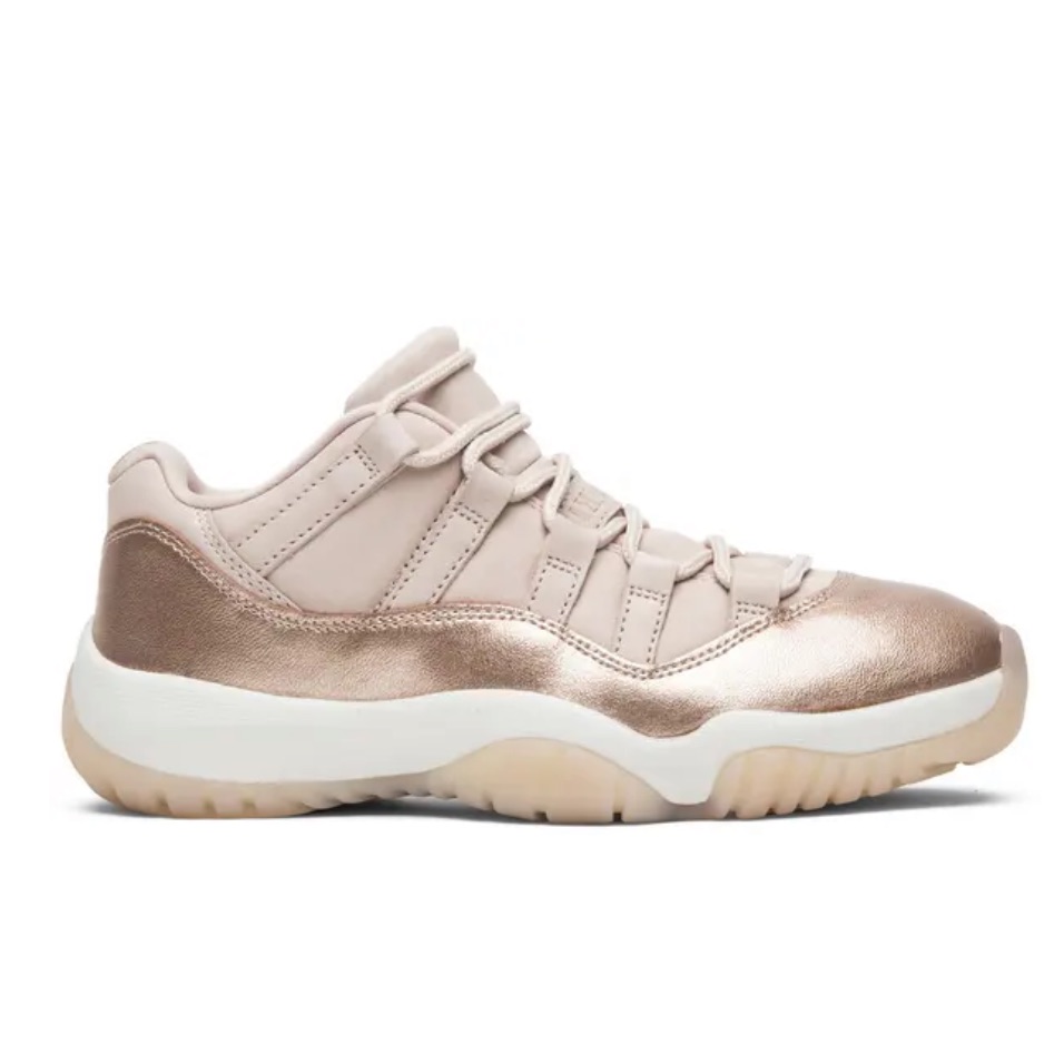 Air Jordan 11 Retro Low Sneakers Shoes Rose Gold Size 7